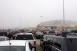 Fog greets Hamvention visitors Friday morning.